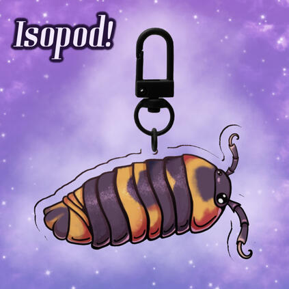 Isopod Keychain Design
